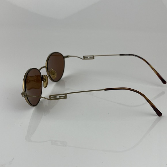 FENDI F89 VINTAGE Italy Gold/Brown Tortoise Eyeglasses - Picture 2 of 14